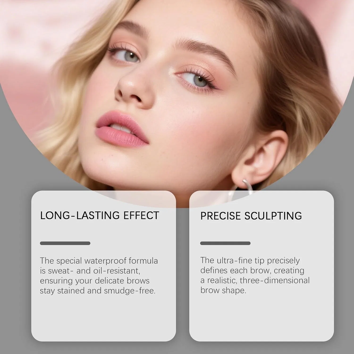 Карандаш для бровей Microblading, Generisch, водостойкий, #01 — фото 4