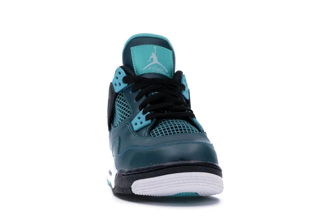 Детские кроссовки Lifestyle с яркими акцентами Jordan 4 Retro Teal, Teal/White-Black — фото 2