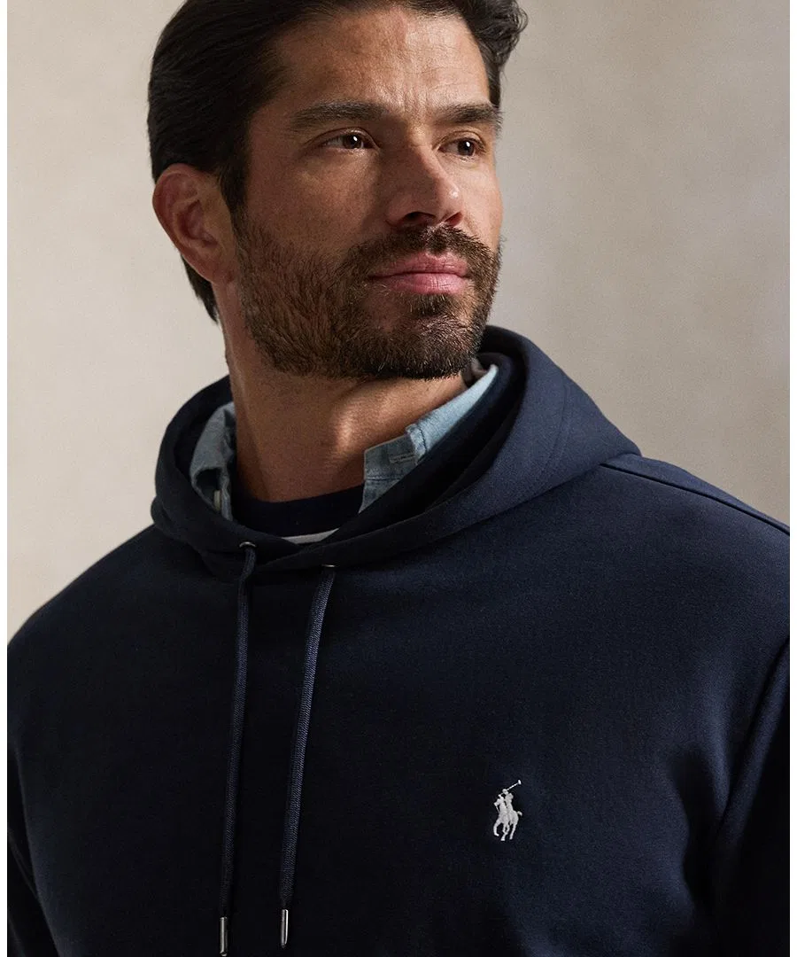 Мужской свитшот классического кроя с капюшоном Polo Ralph Lauren, Aviator Navy — фото 3