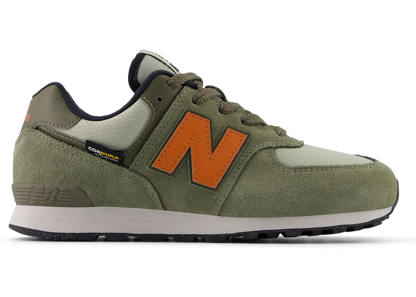Детские кроссовки Lifestyle New Balance 574, Dark Olivine/Infield Clay