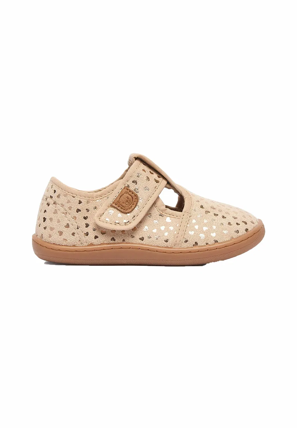 Детские тапочки 5907964340065 - балетки с ремешком на щиколотке Lasocki Kids, Beige — фото 2