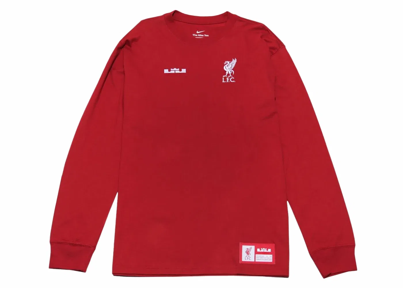 Мужская футболка с длинным рукавом LeBron x Liverpool F.C. Max90 Nike, Tough Red