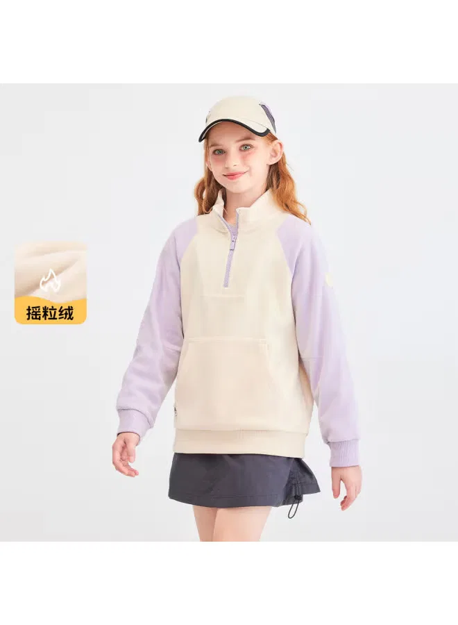 Свитшот с воротником-стойкой из поларфлиса для мальчиков Hush Puppies — фото 3