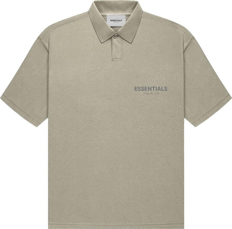 

Футболка Fear of God Essentials Short-Sleeve Polo 'Pistachio', зеленый