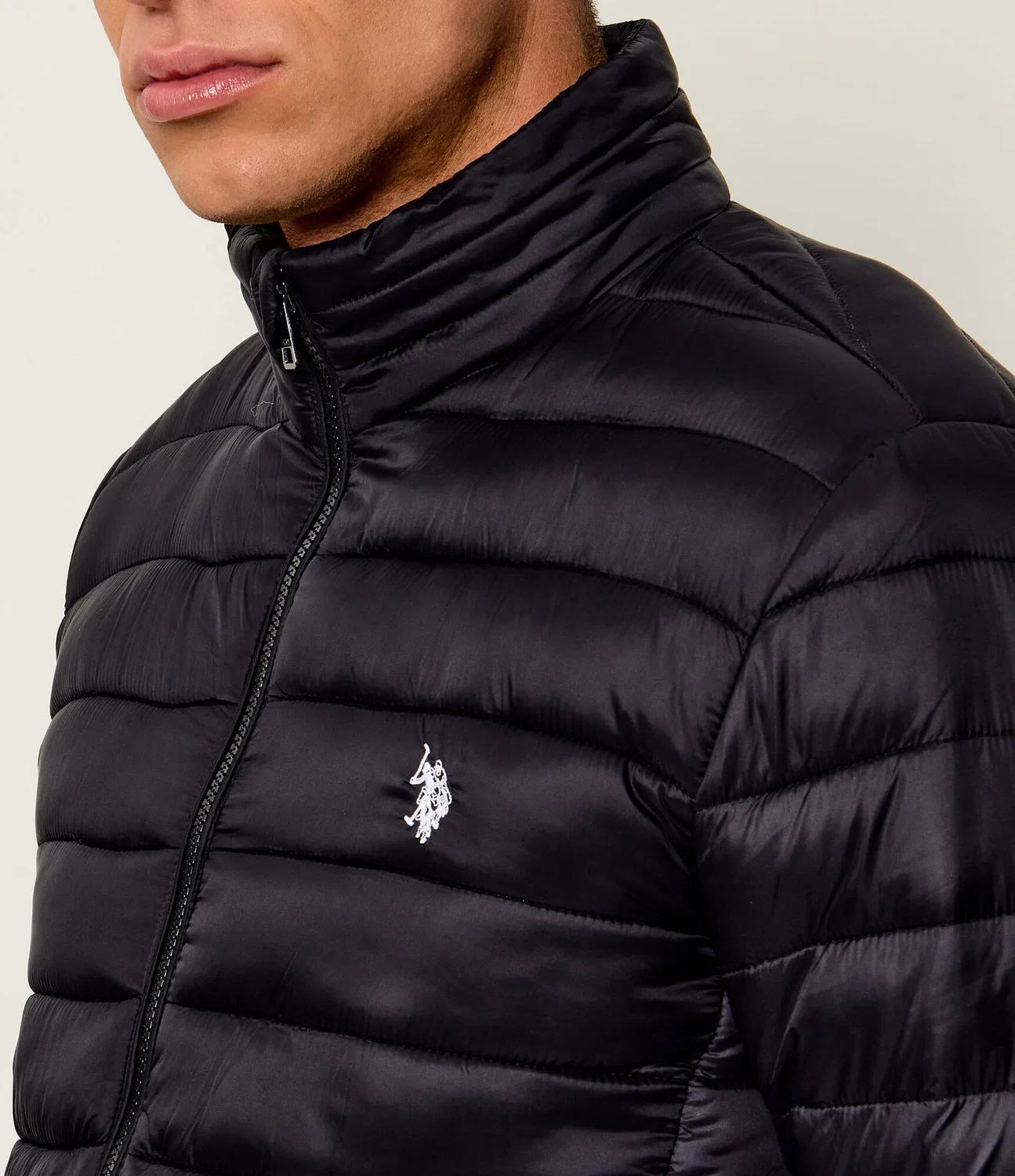 Куртка демисезонная U.S. Polo Assn., черный — фото 4