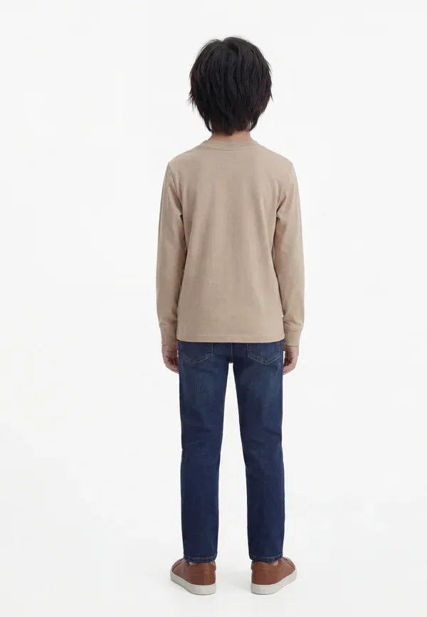 Комплект из 3 футболок с длинным рукавом Abercrombie & Fitch, индиго — фото 2