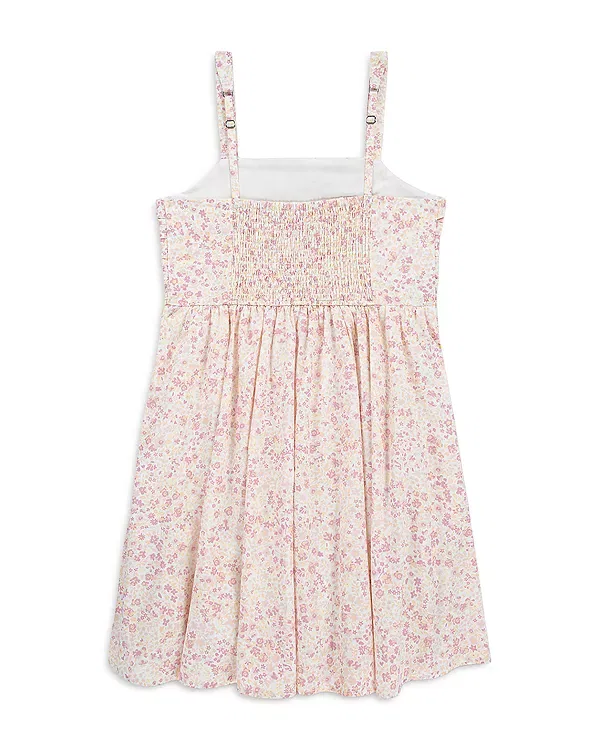 Детское платье для девочек с цветочным принтом Emerson Abercrombie Kids, Chalk Pink — фото 3