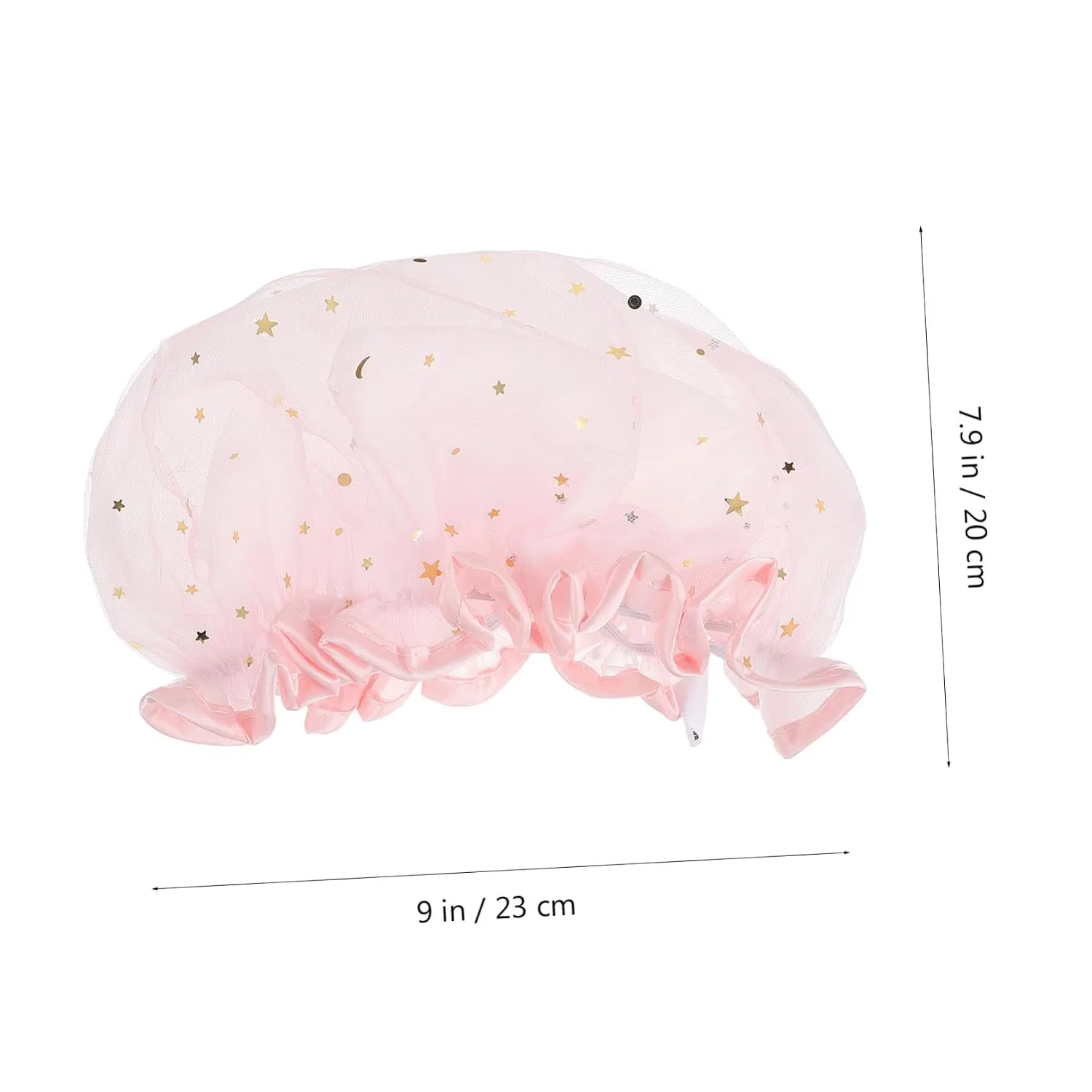Шапочка для душа Satin, LALADEFIEE, 2 шт, 27x25x2 см — фото 4