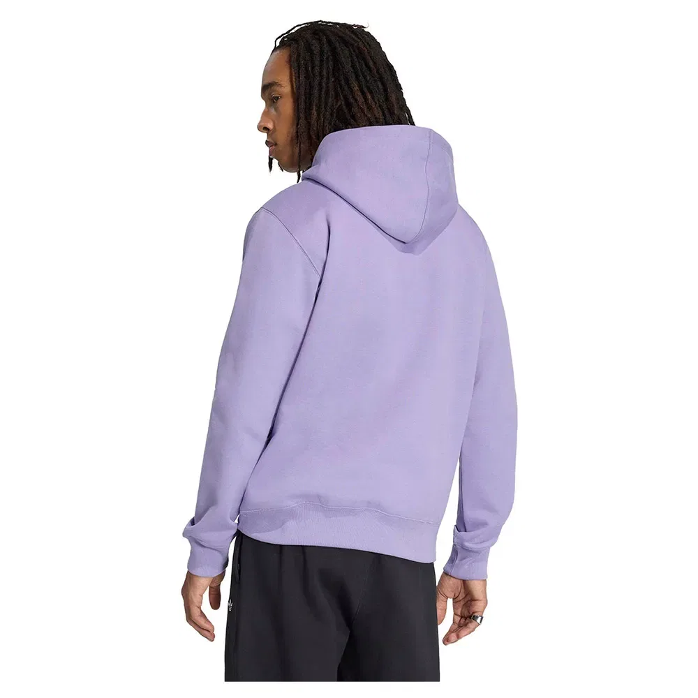 Худи Trefoil Essentials Adidas Originals, фиолетовый — фото 2