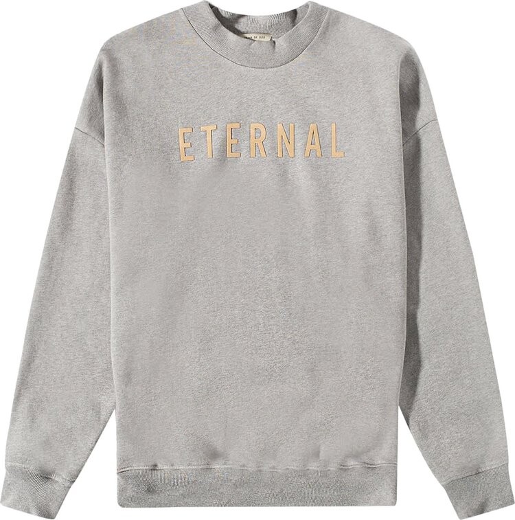 

Толстовка Fear of God Eternal Fleece Crewneck 'Warm Heather Grey', серый