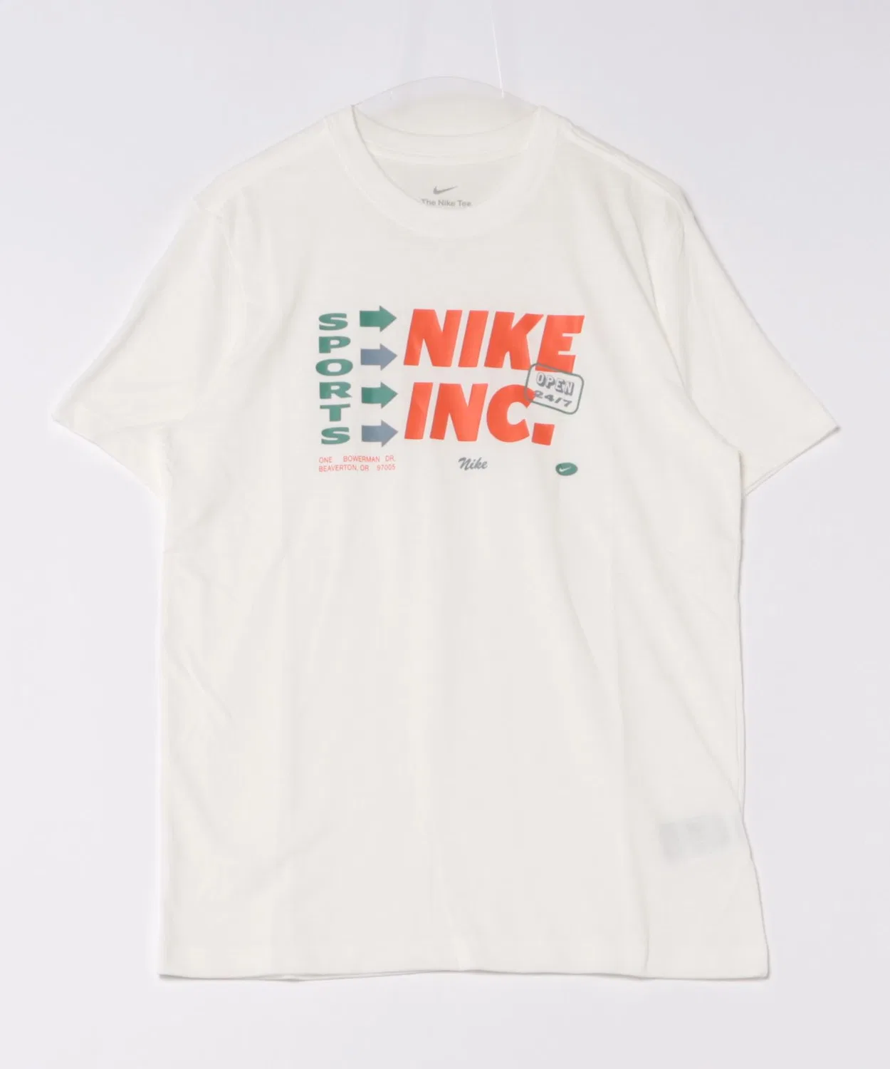 Мужская футболка с принтом Nike AS M NK DF TEE 3MO SLUBGFX, White