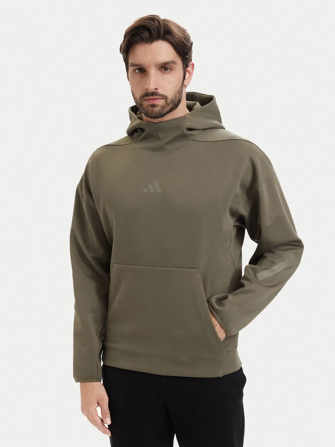 Мужская толстовка стандартного кроя Z.N.E Adidas, зеленый
