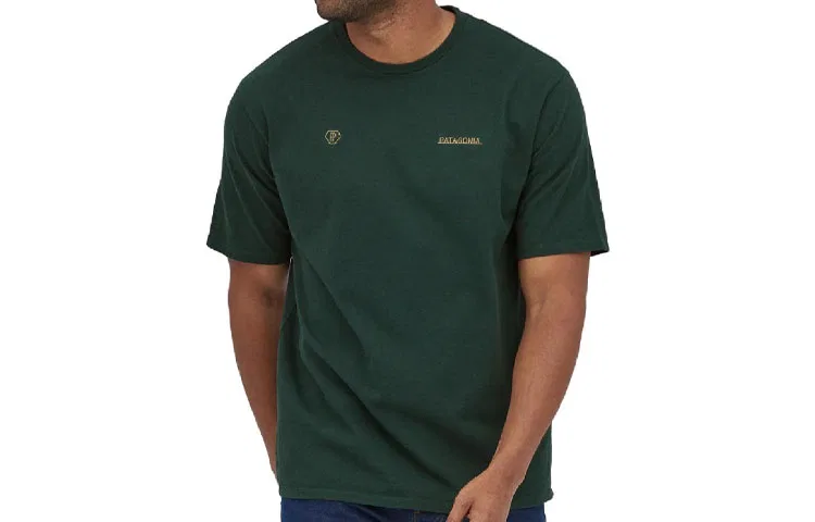 Мужская футболка с круглым вырезом Patagonia Responsibili Tee, Gray/STGN — фото 3
