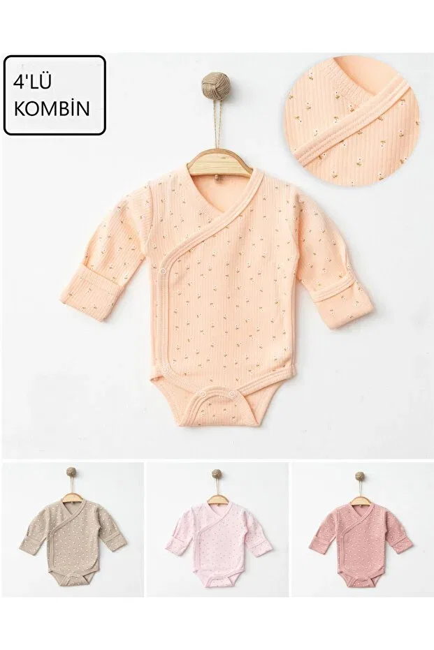 Детское боди для новорожденных девочек с принтом Bebenaz, Pink