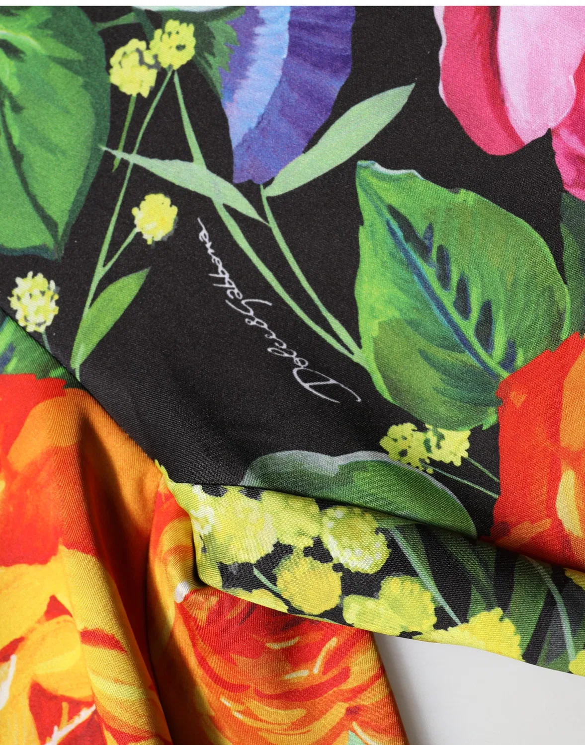 Женские леггинсы с цветочным принтом Dolce & Gabbana, Multicolor