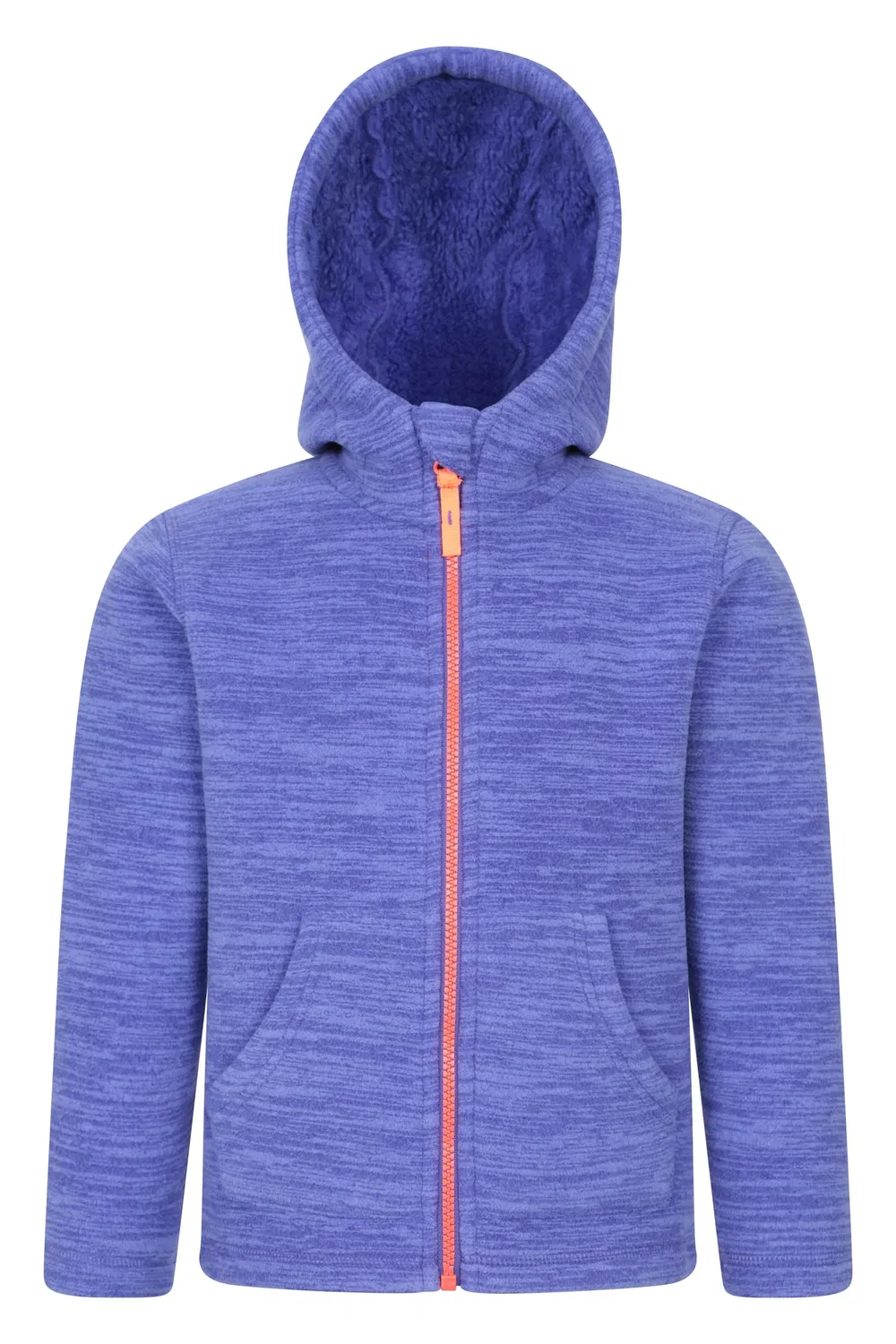 Детская худи с блошиной подкладкой Mountain Warehouse, фиолетовый