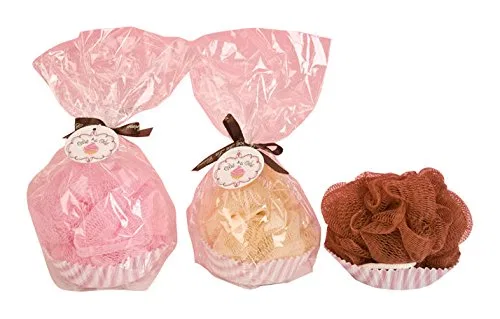 No brand Губка для ванны Mesh Sponge, Cream