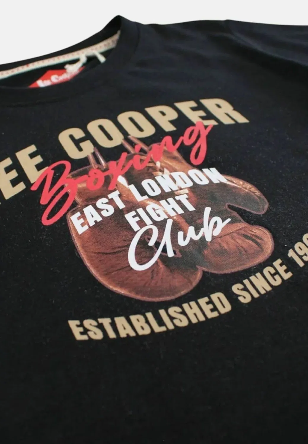 Футболка с принтом Lee Cooper, Noir — фото 3