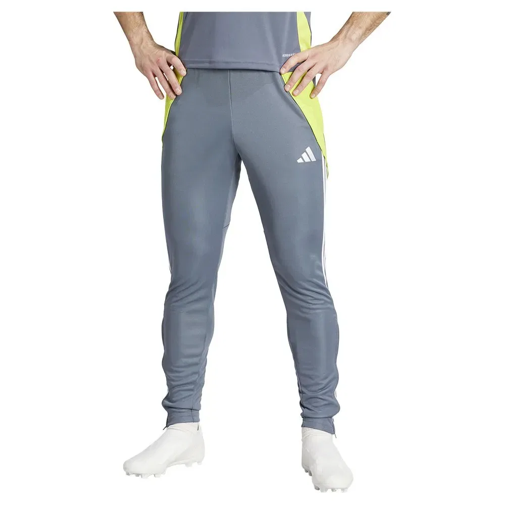 Женские спортивные брюки из флиса с застежкой-молнией Adidas Tiro24, Grey