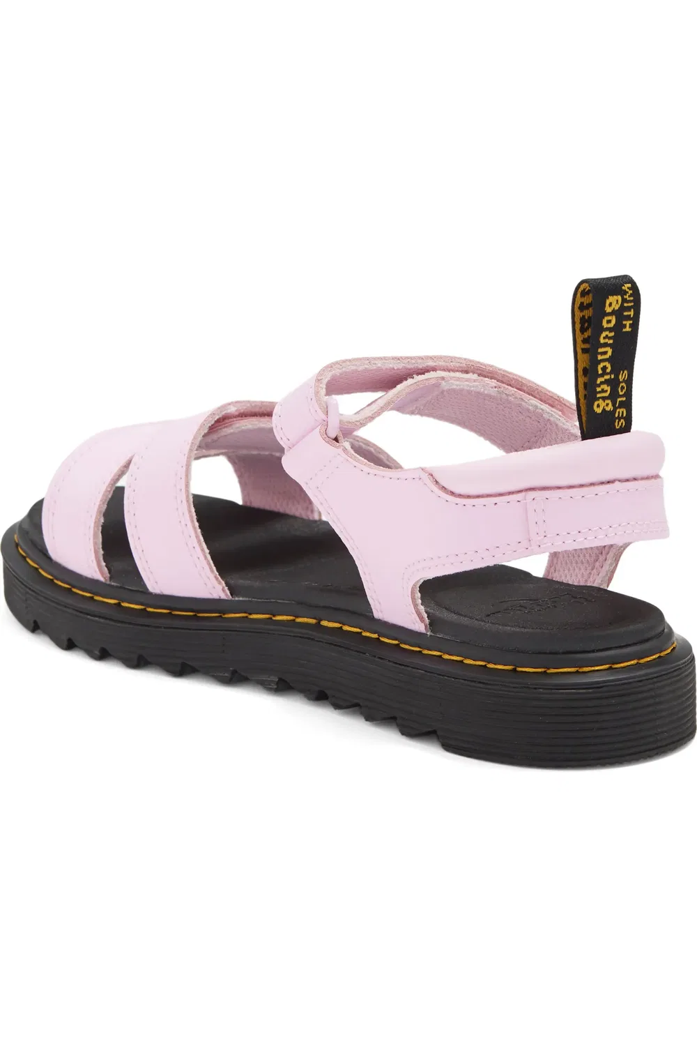 Сандалии детские Dr. Martens Klaire, на липучках, бледно-розовый — фото 2
