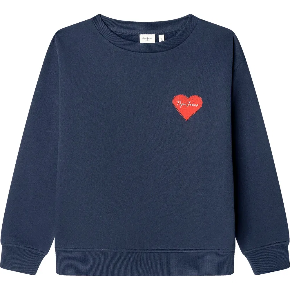 Детский свитшот для девочек с принтом Peyton Pepe jeans, Blue