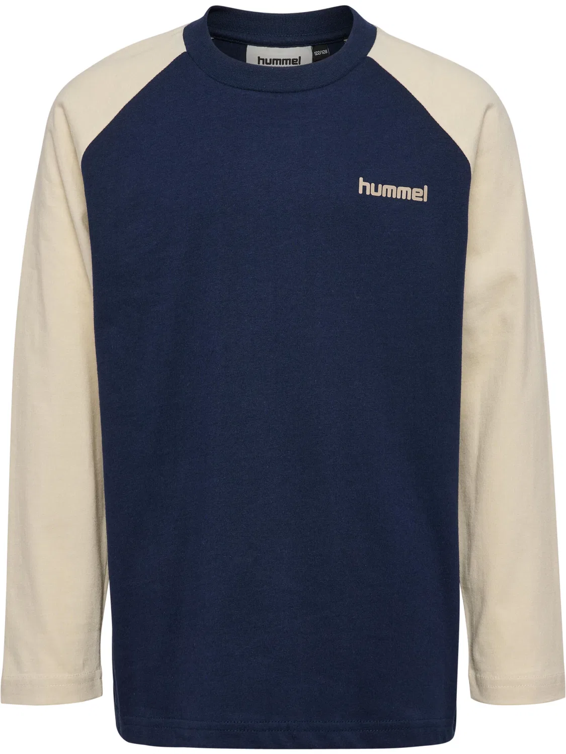 Детская футболка с длинным рукавом Hmljr Loose Hummel, Blue Navyblau Gletscherblau