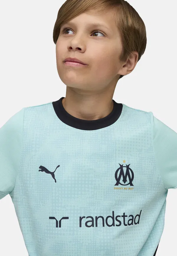 Футболка дышащая Olympique de marseille unisex - club wear Puma, Safe Lake New темно-синий — фото 2