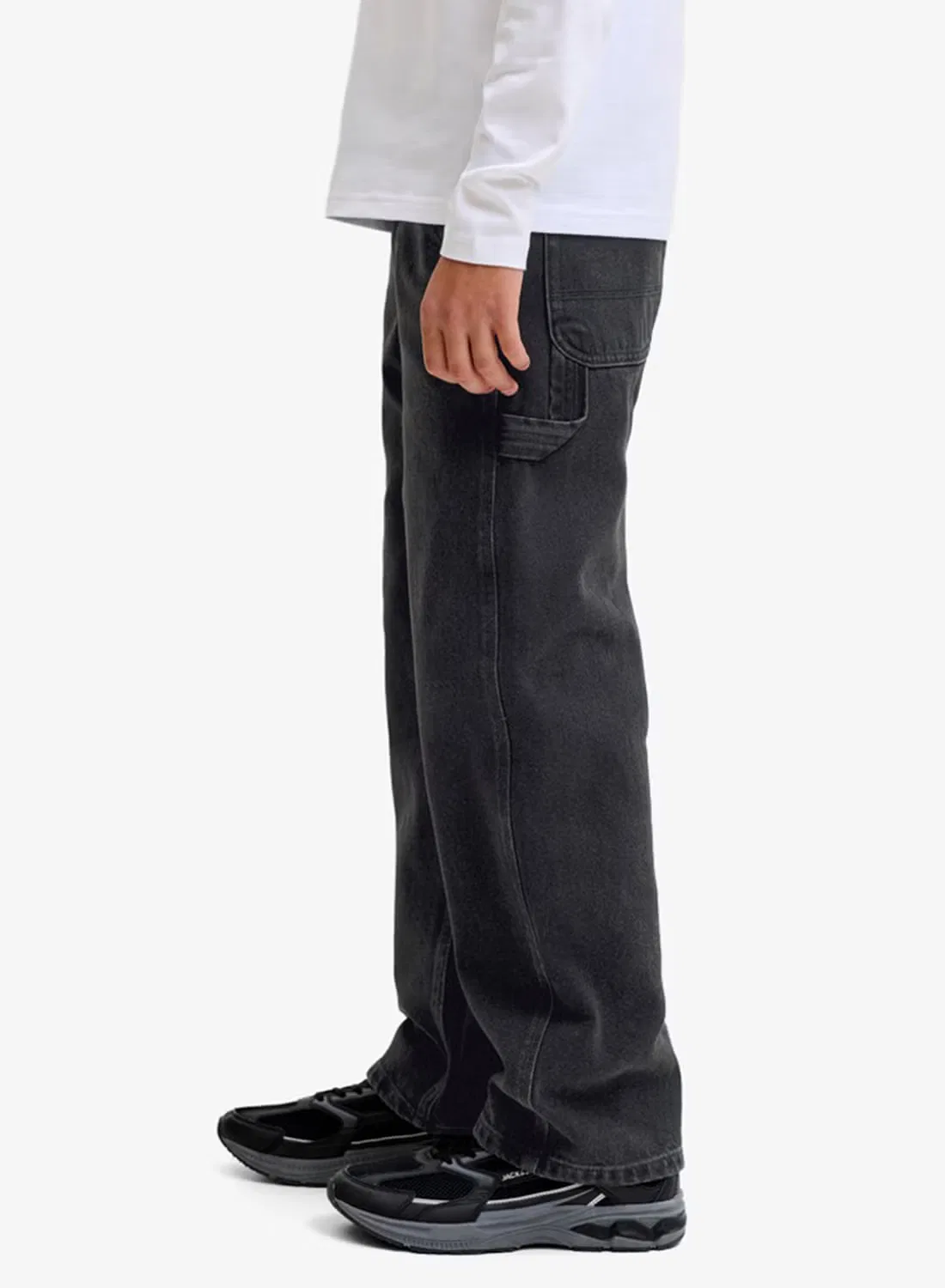 Джинсы свободного кроя Youth relaxed fit Jack & Jones Junior, черный — фото 3