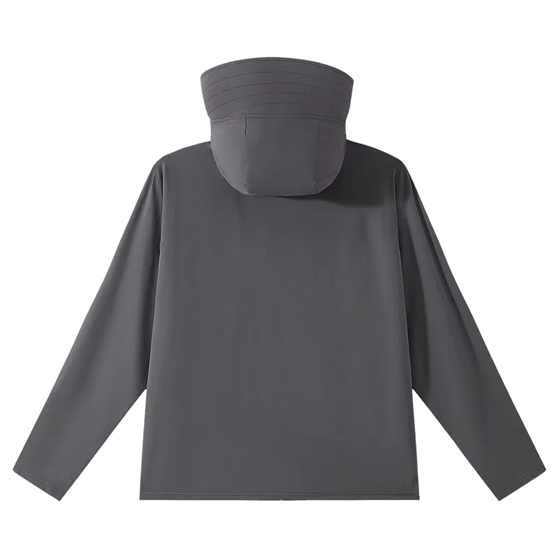 Детская ветровка с капюшоном для защиты от солнца JEEP SPIRIT, Dark Gray — фото 4