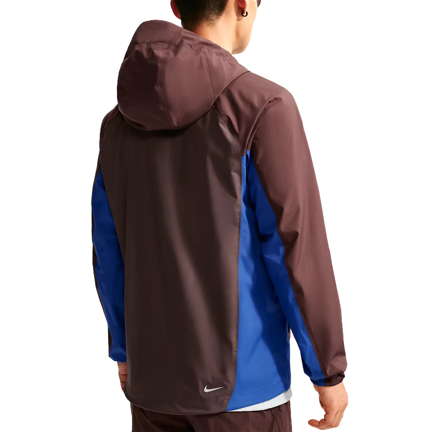 Мужская ветровка с капюшоном Nike Mystic Maroon/Totem Black Purple/Game Royal Blue/Mountain White — фото 3