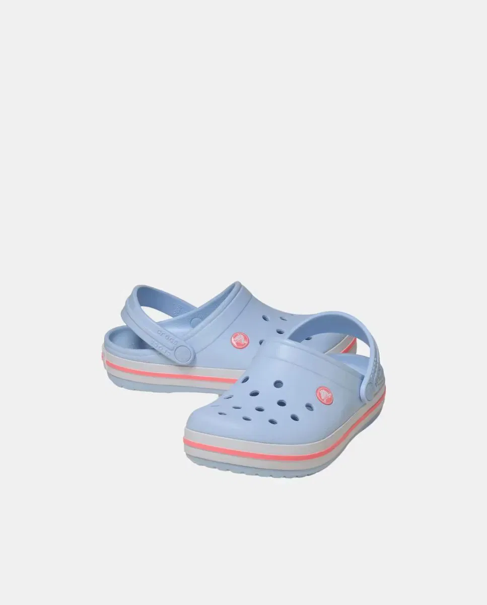 Детский сабо для девочек Croslite Crocband Clog Crocs, Azul Pálido — фото 2