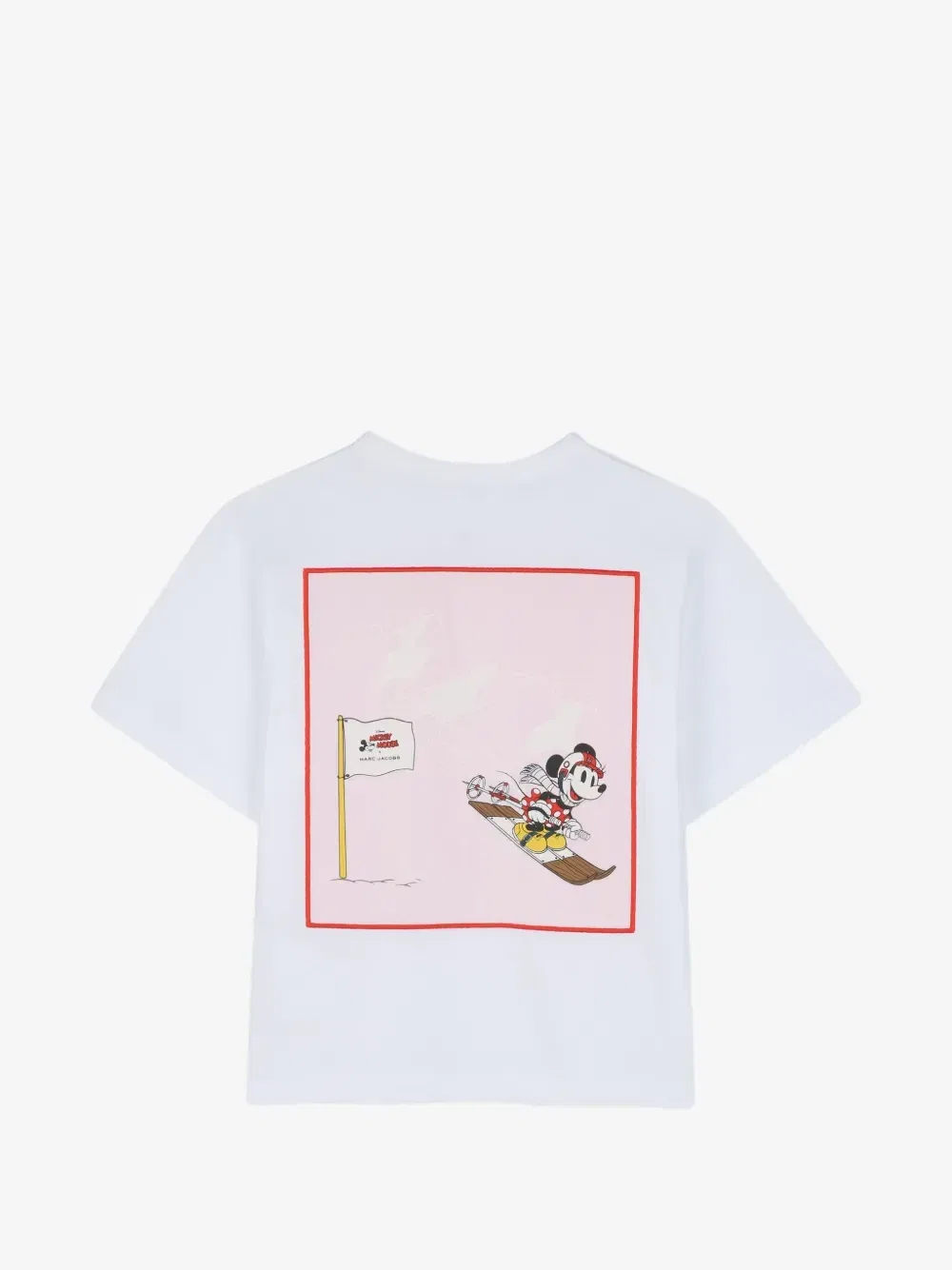 Футболка с графичным принтом Marc Jacobs Kids, белый — фото 2