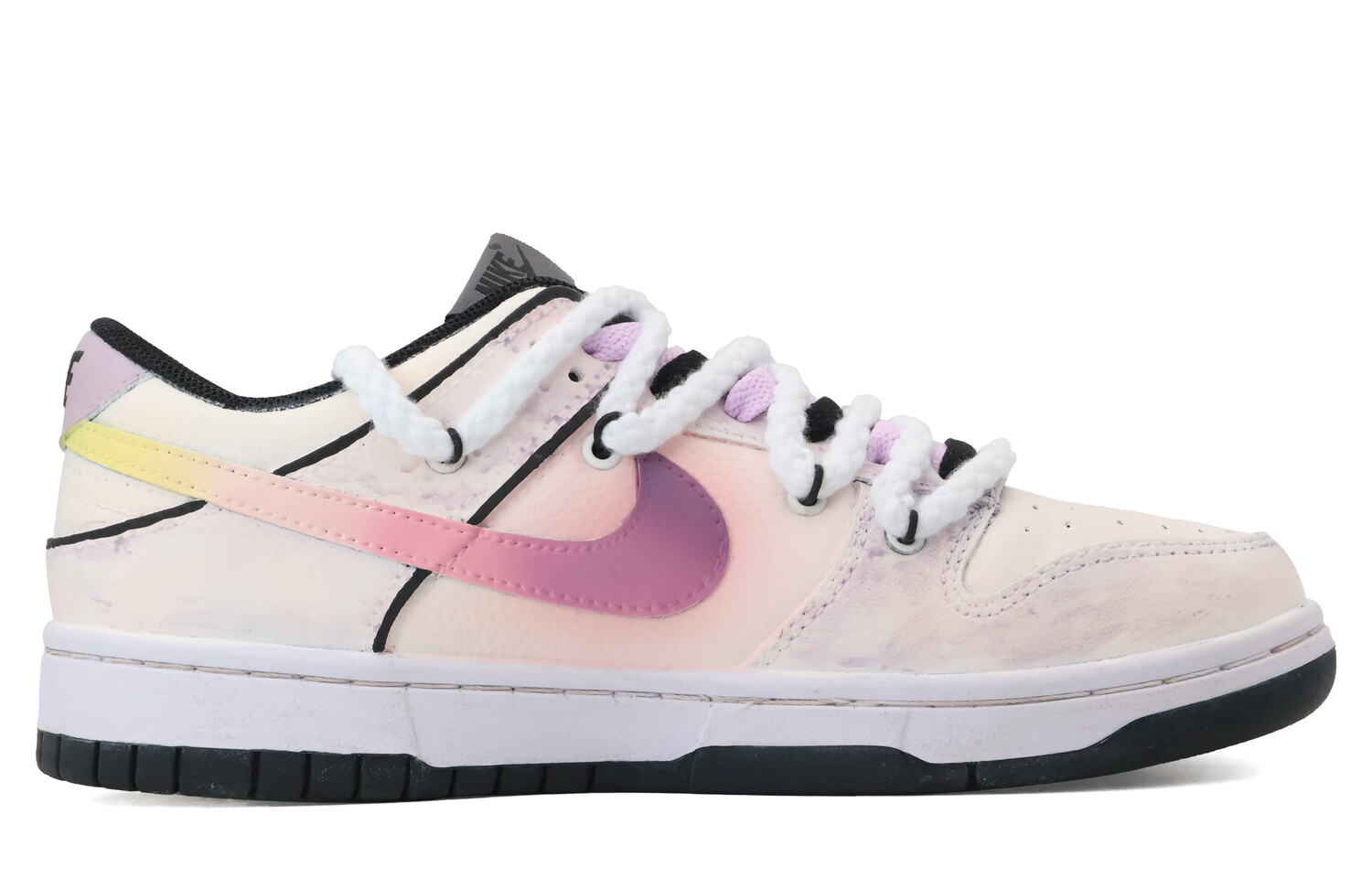 

Кроссовки Nike Dunk Skateboarding Shoes Women's Low-top Purple, фиолетовый