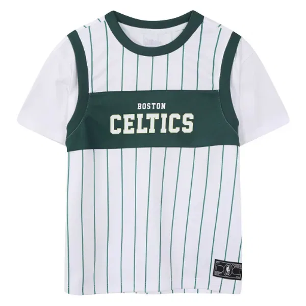 Футболка с коротким рукавом, слоистый дизайн, Nba Kids, зеленая