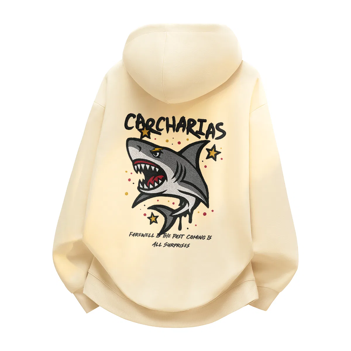 Детский худи с капюшоном Star Shark MINISO, Light Beige