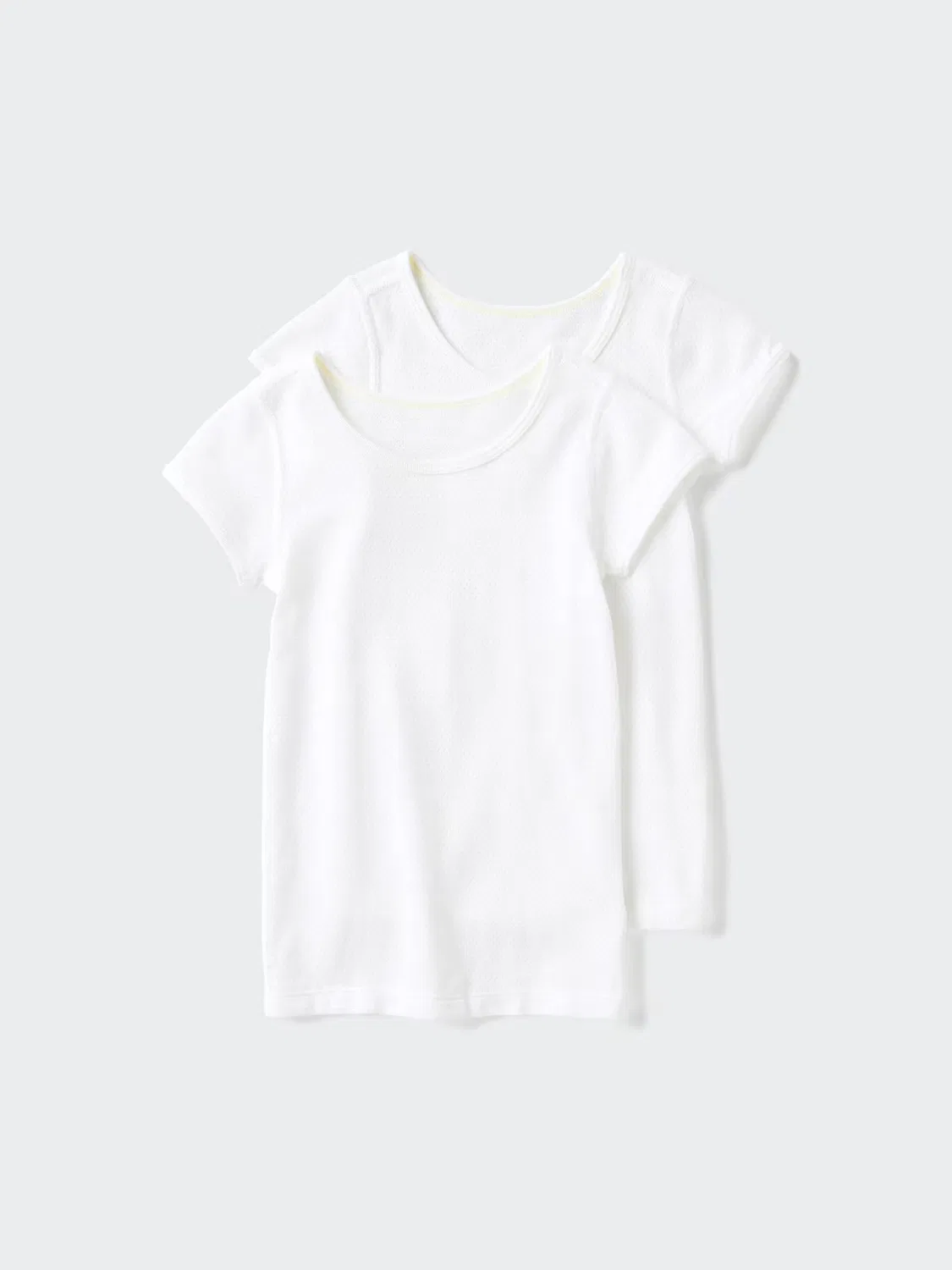 Футболка Uniqlo, комплект из 2 штук, белый