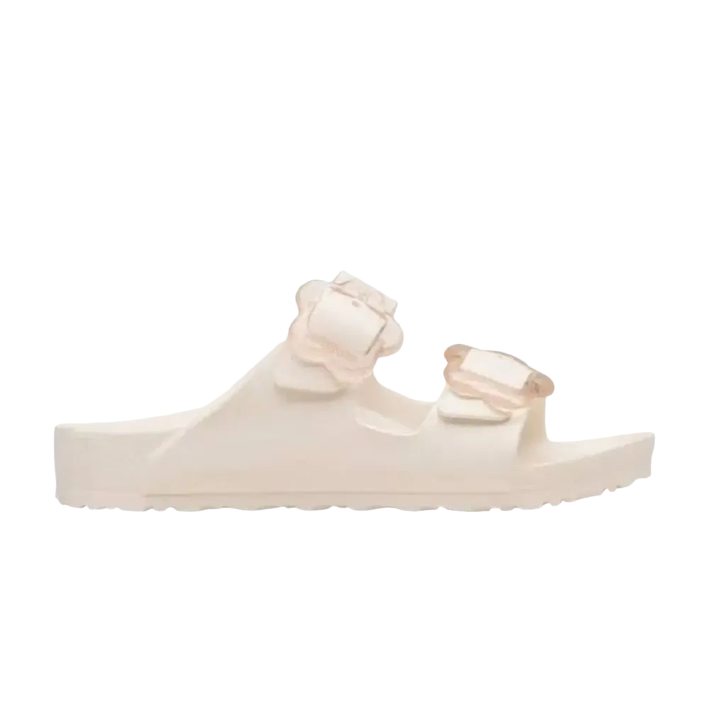 Сандалии Birkenstock Arizona Eva Flower Buckle Kids, кремовый