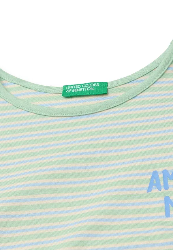 Футболка с принтом United Colors Of Benetton, мультиколор — фото 3