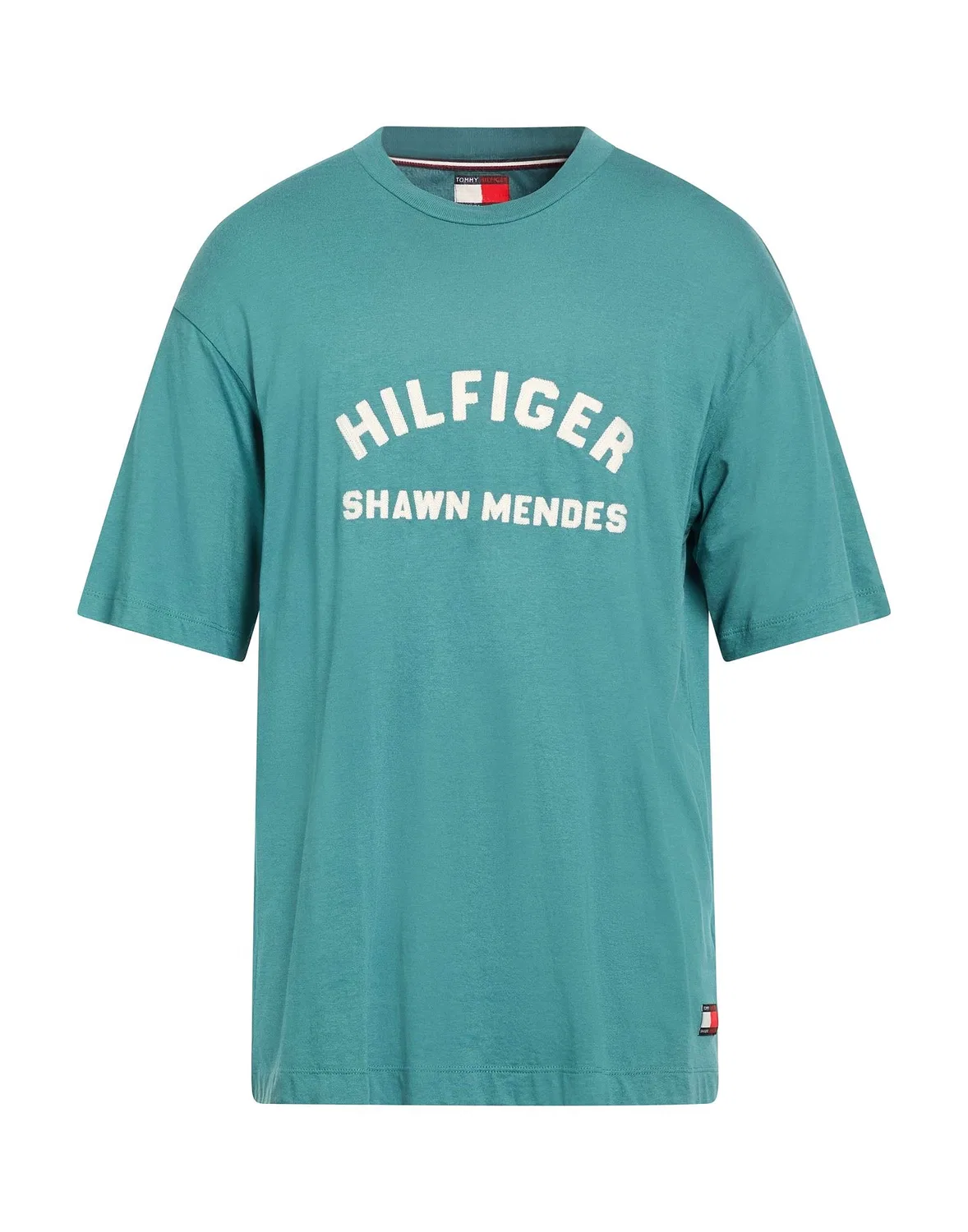 Мужская футболка с вышитым логотипом Tommy Hilfiger, Deep Teal