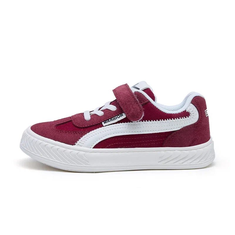 Детские кеды из канваса с принтом Burgundy Beige WARRIOR