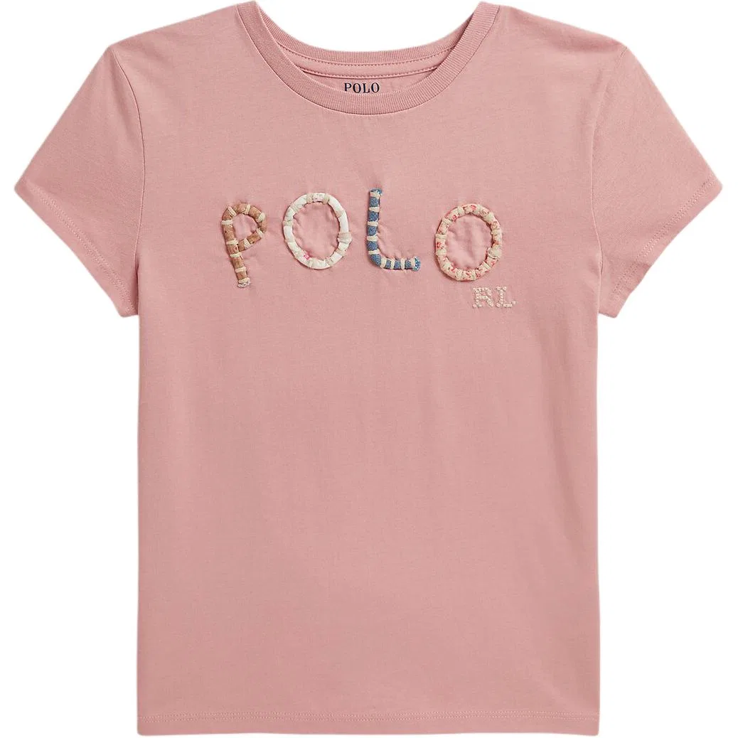 Детская футболка с круглым вырезом Rose Pink Polo Ralph Lauren