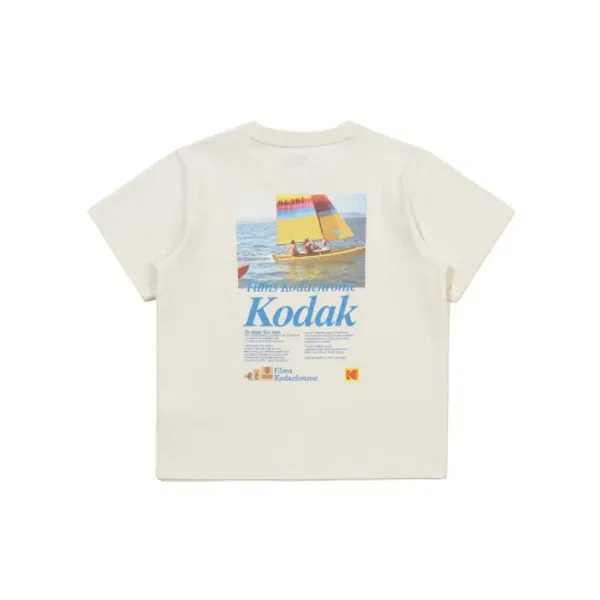 Футболка с графическим принтом, Kodak Kids, айвори — фото 2