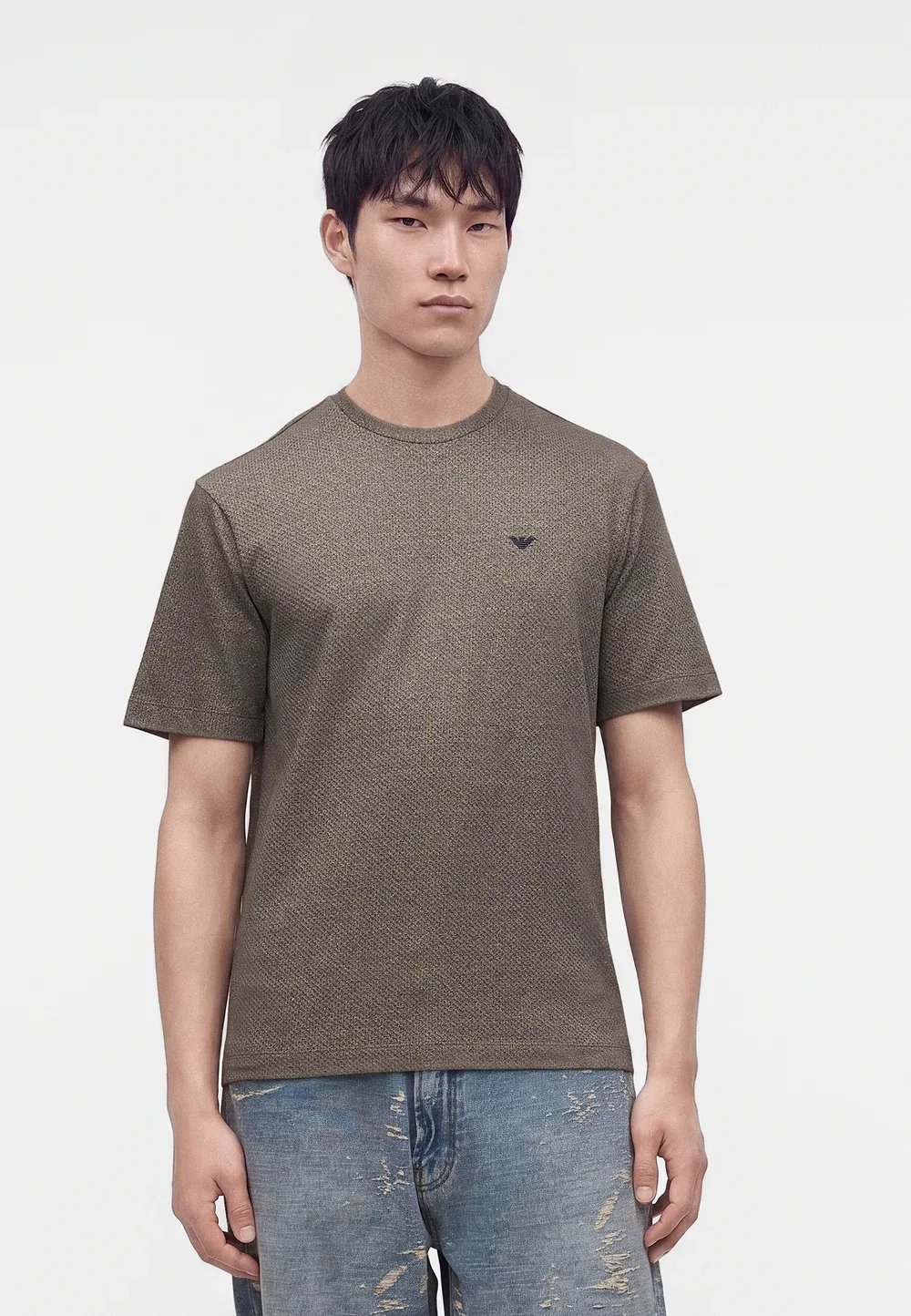 Простая футболка Emporio Armani, Humus Fancy