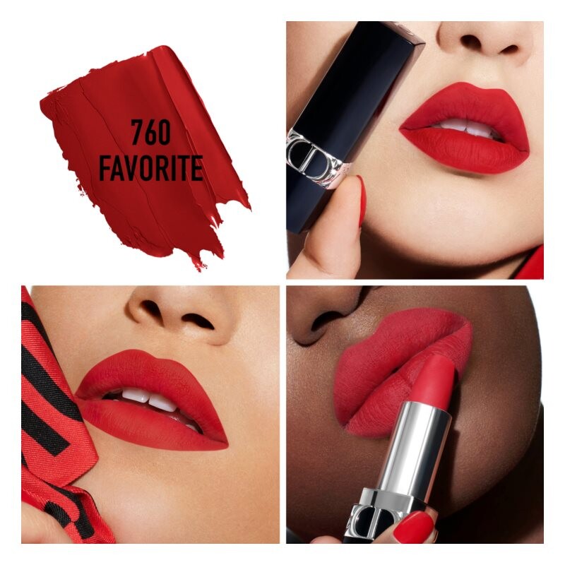 Помада Dior Rouge Dior Couture Colour, 3.5 г, оттенок 760 Favorite — фото 3