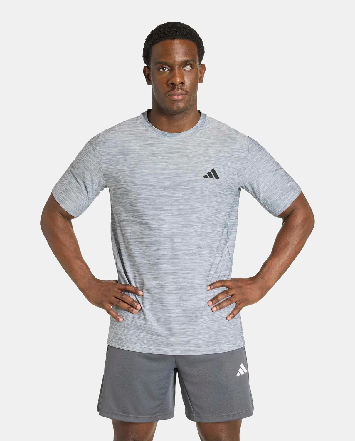 Мужская футболка, Training We Flex T, adidas, серый