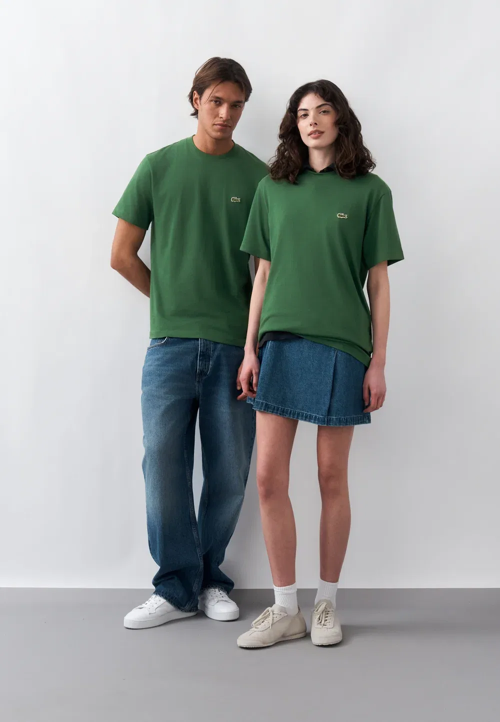 Футболка Lacoste Green с принтом