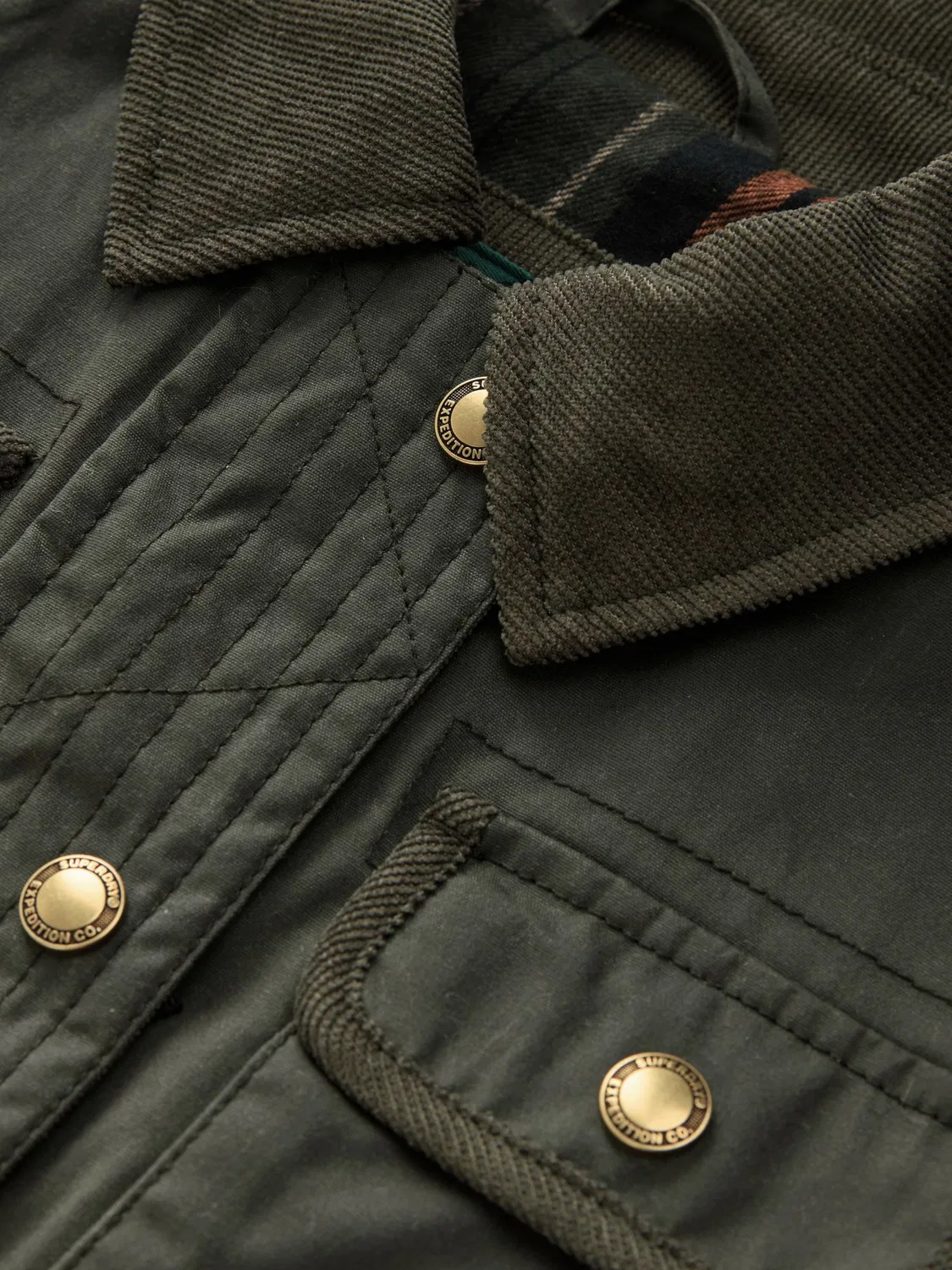 Демисезонный куртка Superdry Co, зеленый — фото 4