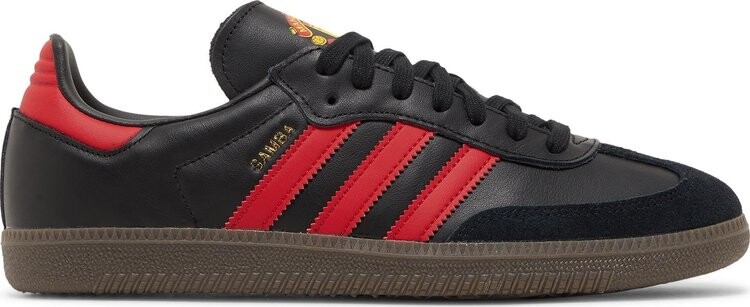 

Кроссовки Adidas Manchester United x Samba Team 'Black Real Red', черный