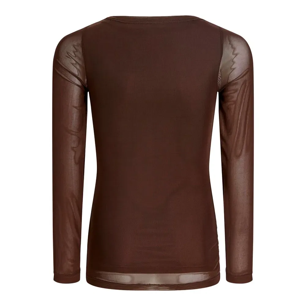Детская футболка с длинным рукавом Minna JJXX Jack & jones, Brown — фото 4
