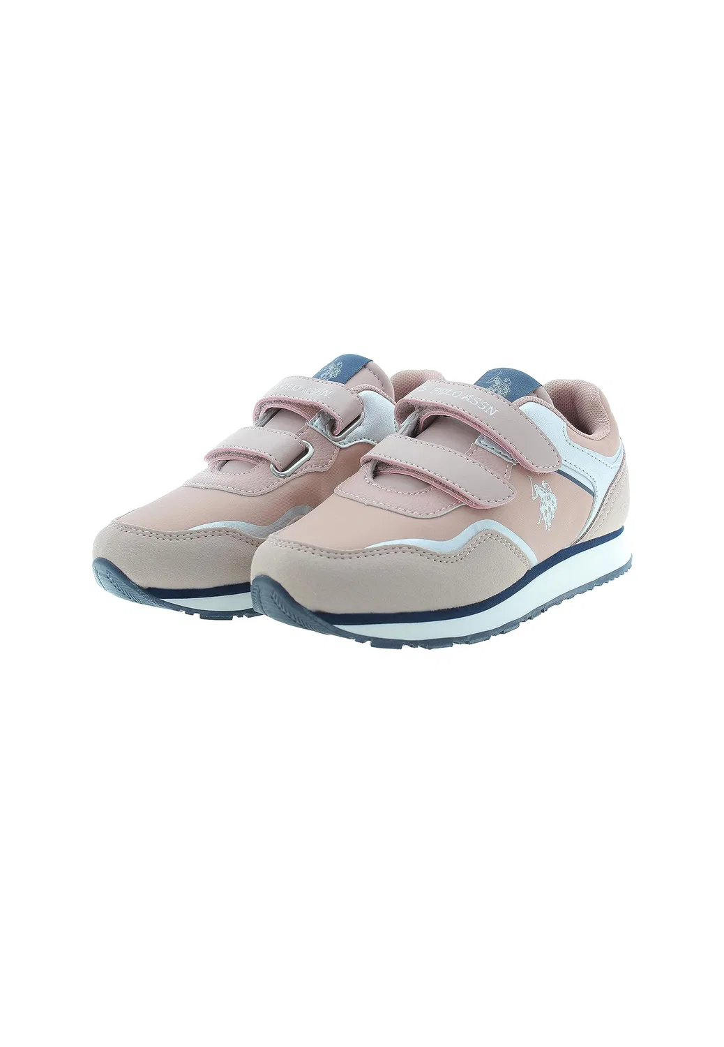 Детские кроссовки для девочек на липучке NOBIK009K/CNH3 U.S. POLO ASSN., Rosa — фото 3
